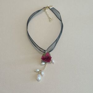 Flower pearl Necklace M1272